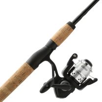 Shakespeare Cirrus 6'6" Spinning Fishing Rod and Reel Combo, 2-Piece Graphite Rod Blank, Size 30 Spinning Reel, Pre-Spooled with Monofilament Fishing Line