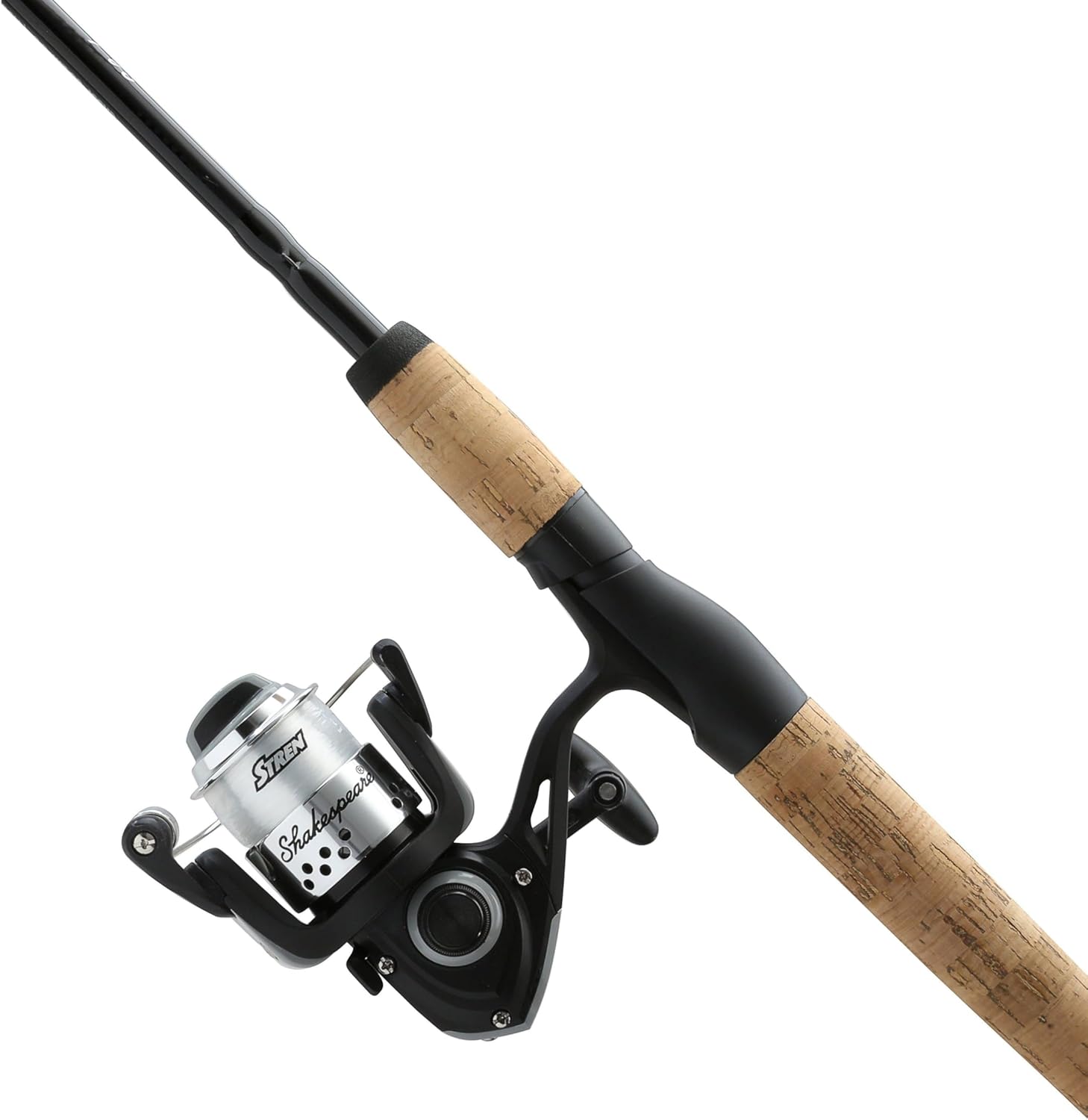 Shakespeare Cirrus 6'6" Spinning Fishing Rod and Reel Combo, 2-Piece Graphite Rod Blank, Size 30 Spinning Reel, Pre-Spooled with Monofilament Fishing Line - Image 2